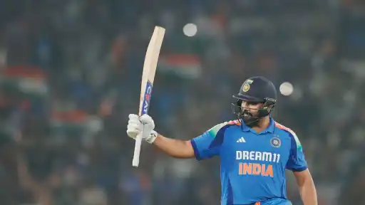 Former cricketers joins party to celebrate Rohit Sharma's 32nd ODI century